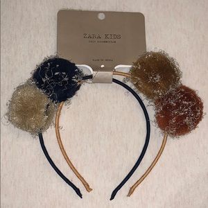 Brand New! pompom headbands by Zara